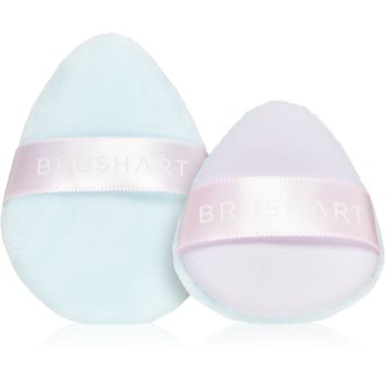 BrushArt Accessories 2-in-1 Powder and make-up puff set puf pentru pudra - imagine 2